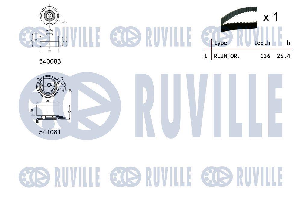 Kit de distribuição RUVILLE ref. 550256
