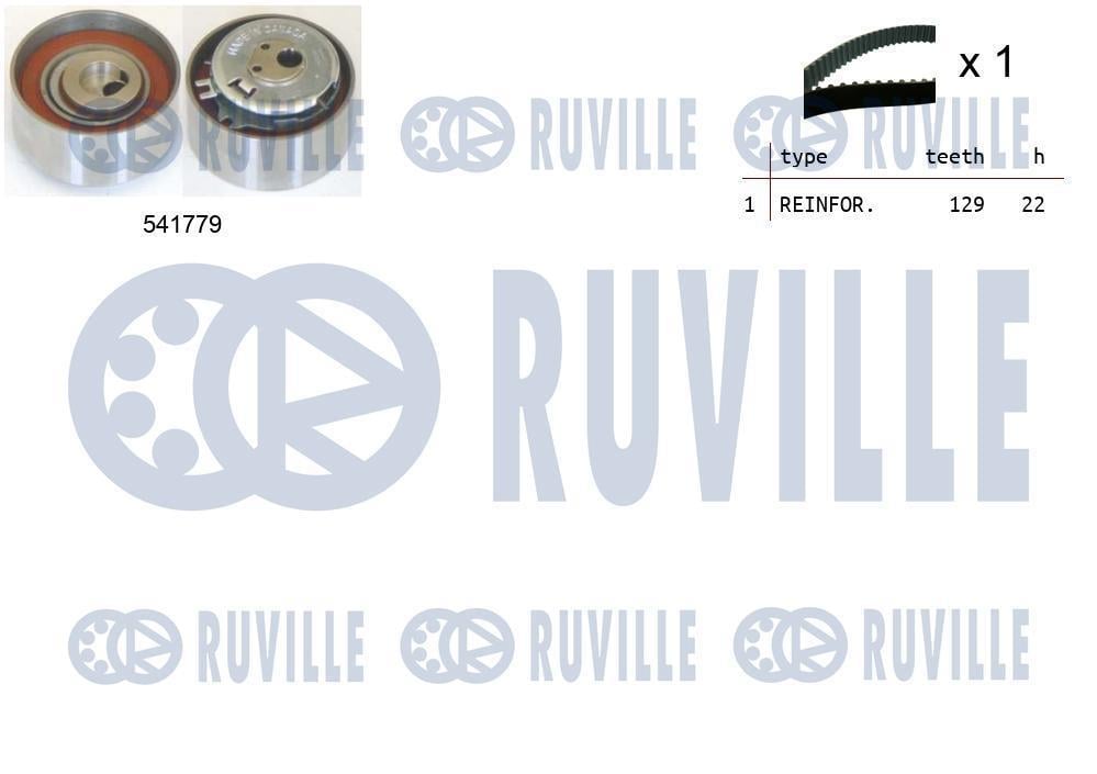 Kit de distribution (Kit courroie de distribution) RUVILLE ref. 550264