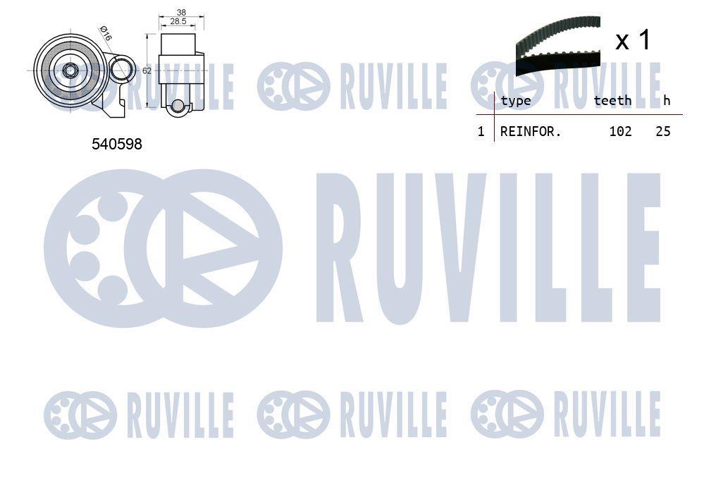 Kit de distribuição RUVILLE ref. 550266