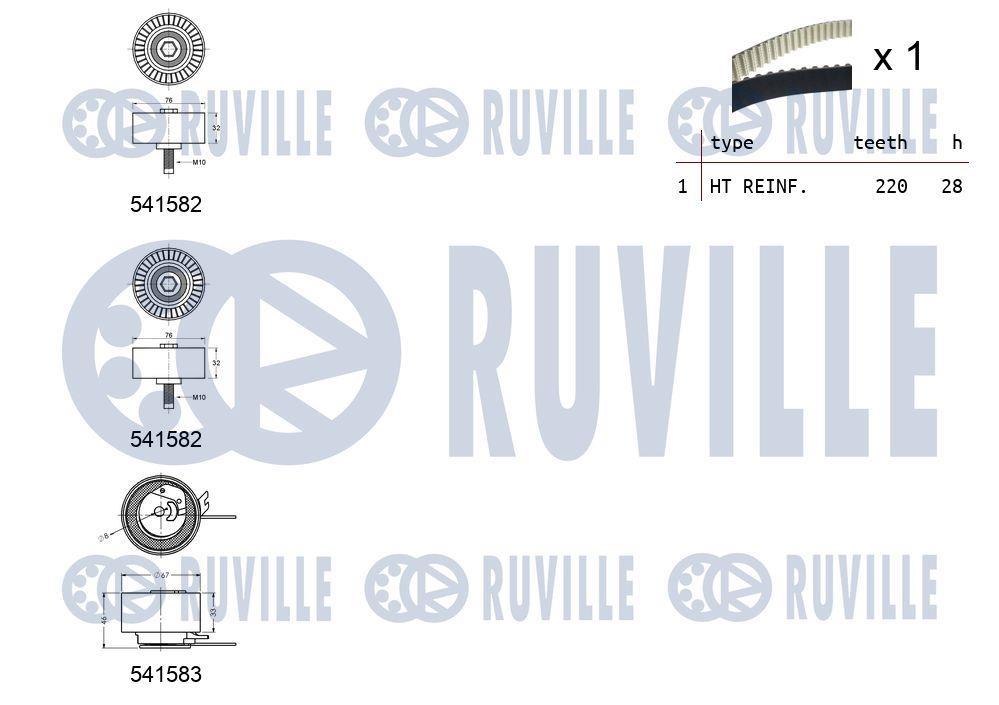 Kit de distribuição RUVILLE ref. 550272
