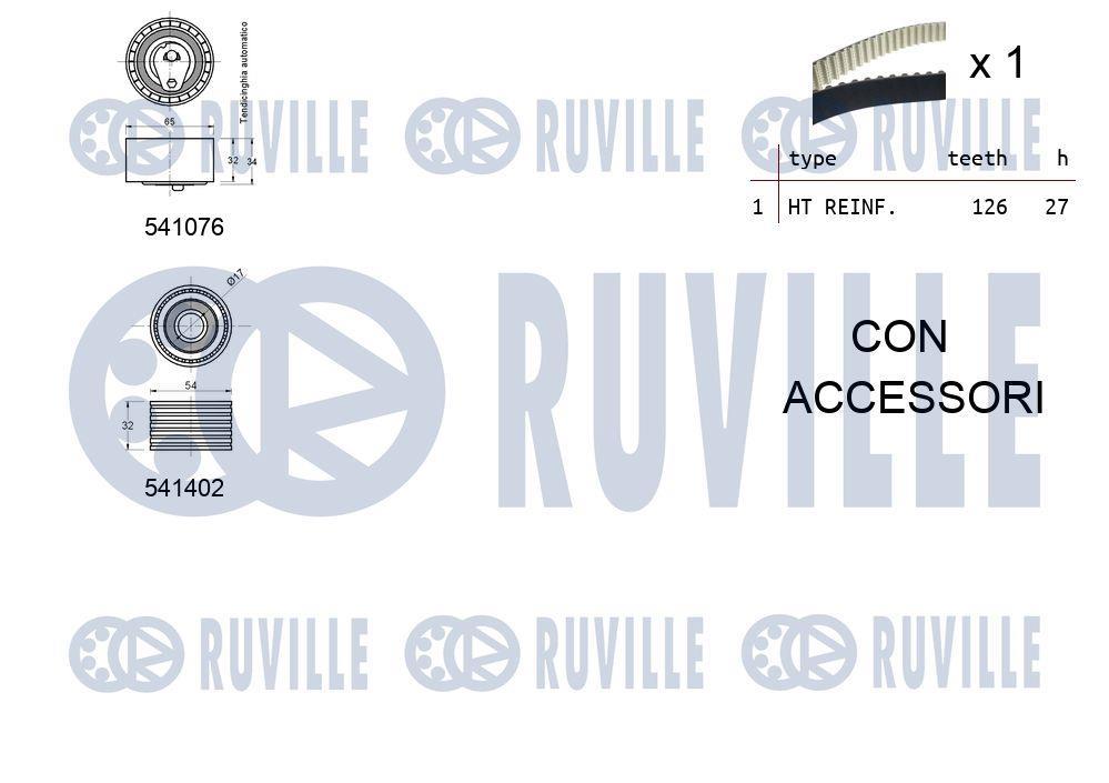 Kit de distribuição RUVILLE ref. 550278