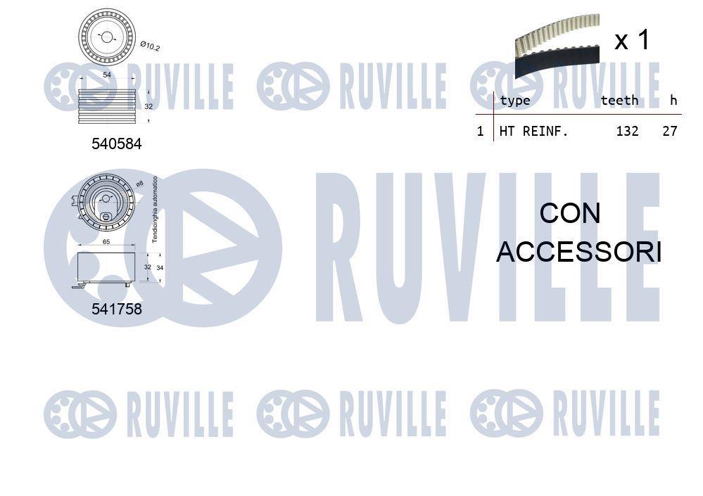 Kit de distribuição RUVILLE ref. 550298