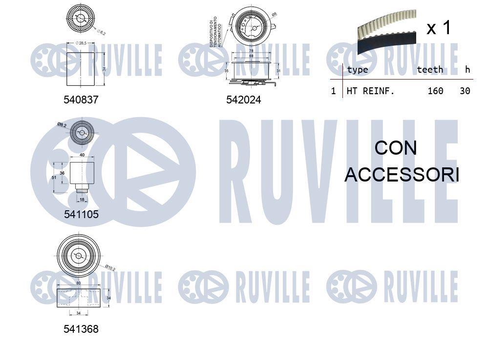 Kit de distribución RUVILLE ref. 550305