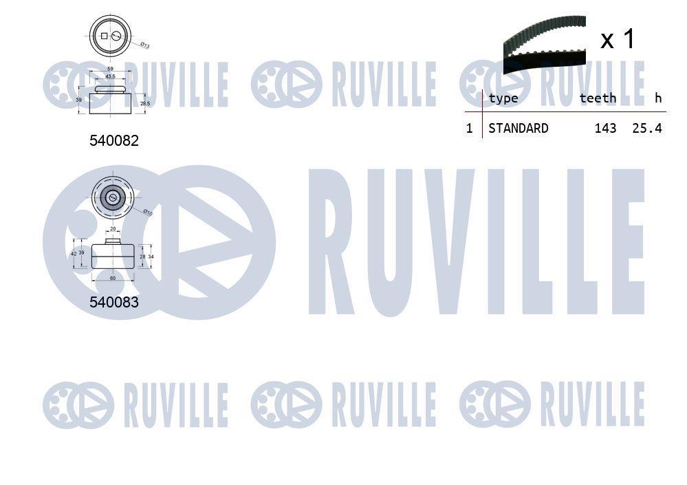 Kit de distribuição RUVILLE ref. 550306