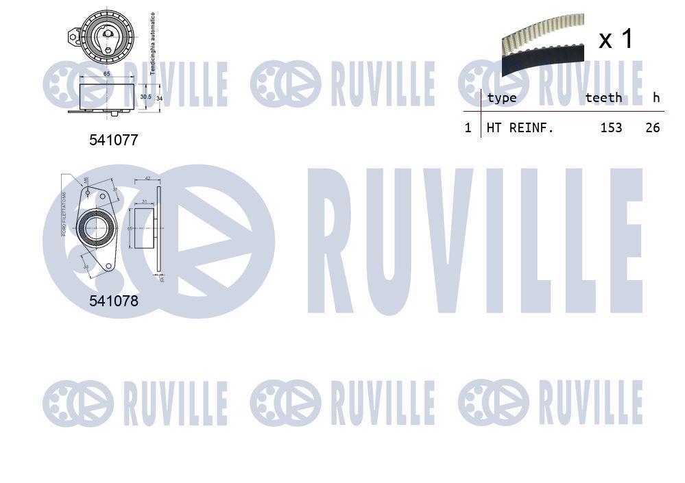 Kit de distribuição RUVILLE ref. 550347