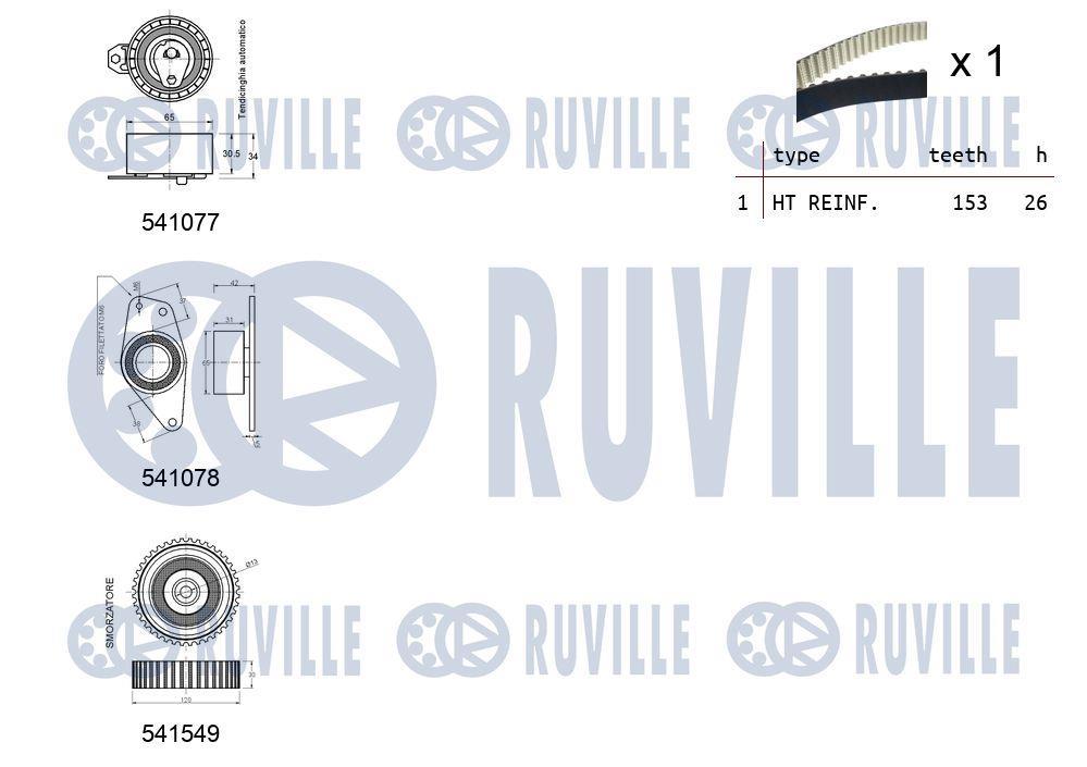 Kit de distribuição RUVILLE ref. 550349