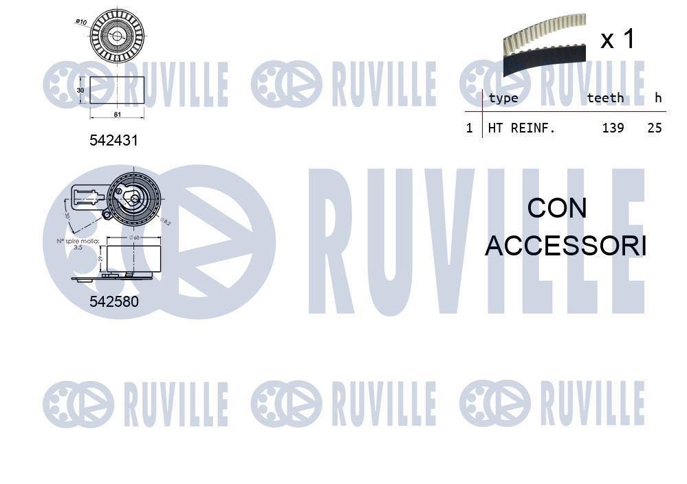 Kit de distribuição RUVILLE ref. 550386