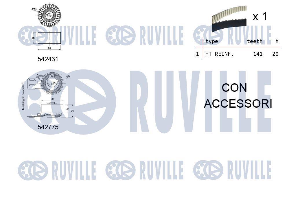 Kit de distribution RUVILLE ref. 550395