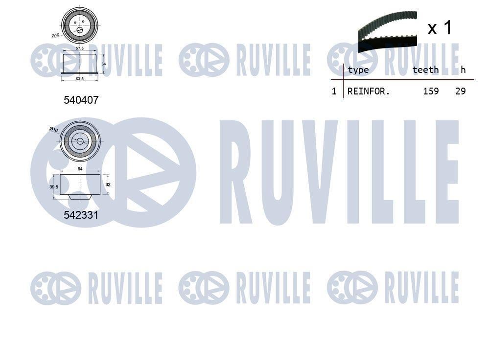Kit de distribuição RUVILLE ref. 550434