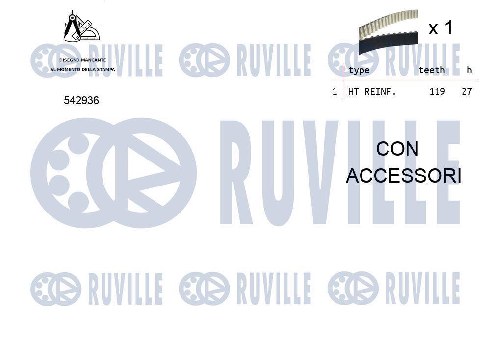 Kit de distribution RUVILLE ref. 550501
