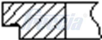 Jeu de segments de pistons FRECCIA ref. FR10-901600