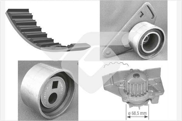 Kit de distribuição HUTCHINSON ref. KH 135WP12