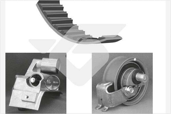 Kit de distribution (Kit courroie de distribution) HUTCHINSON ref. KH 166