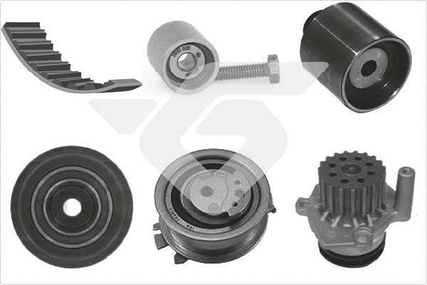 Bomba de agua + kit correa distribución HUTCHINSON ref. KH 448WP68