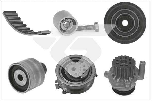 Pompe à eau + kit de courroie de distribution (Kit courroie de distribution) HUTCHINSON ref. KH 462WP68