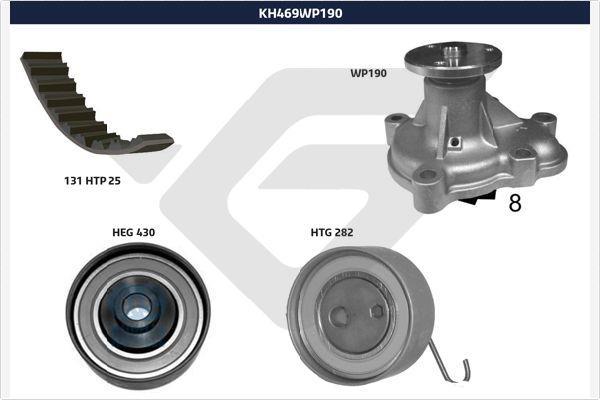 Kit de distribuição HUTCHINSON ref. KH 469WP190