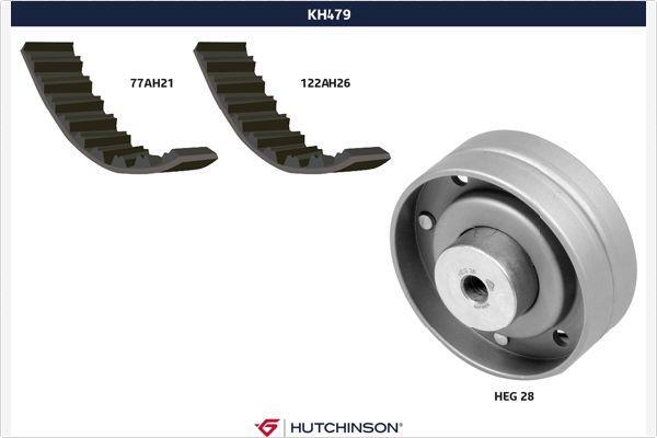 Kit de distribution (Kit courroie de distribution) HUTCHINSON ref. KH 479