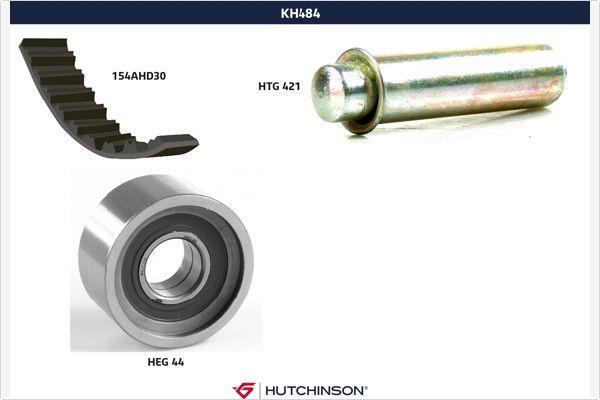 Kit de distribution (Kit courroie de distribution) HUTCHINSON ref. KH 484
