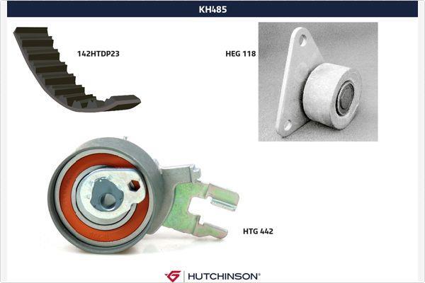 Kit de distribution (Kit courroie de distribution) HUTCHINSON ref. KH 485