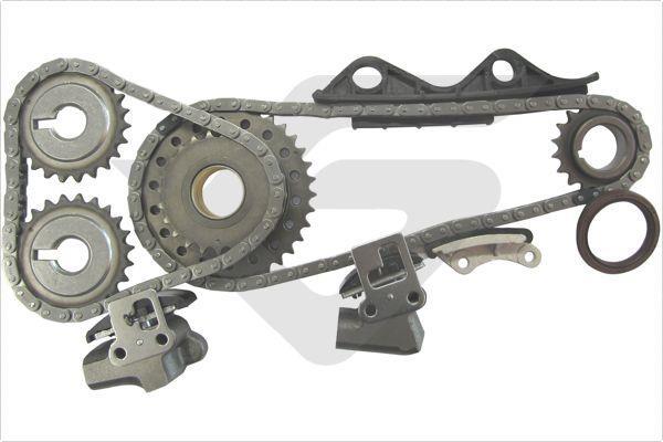 Jeu de distribution à chaînes (Kit chaîne de distribution) HUTCHINSON KHC 004M