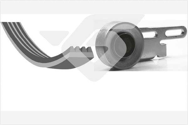 Kit de courroie d'accessoire (Courroie d’alternateur) HUTCHINSON KHV 121