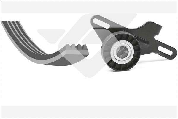 Kit de courroie d'accessoire HUTCHINSON ref. KHV 157