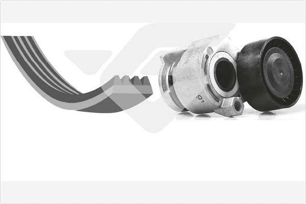 Kit de courroie d'accessoire HUTCHINSON ref. KHV 160