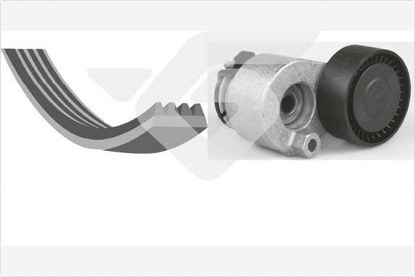 Kit de courroie d'accessoire (Courroie d’alternateur) HUTCHINSON KHV 176