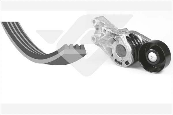 Kit de courroie d'accessoire (Courroie d’alternateur) HUTCHINSON KHV 191