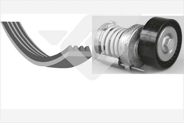 Kit de courroie d'accessoire (Courroie d’alternateur) HUTCHINSON KHV 200