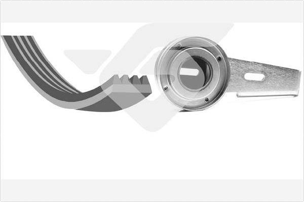 Kit de courroie d'accessoire (Courroie d’alternateur) HUTCHINSON KHV 21