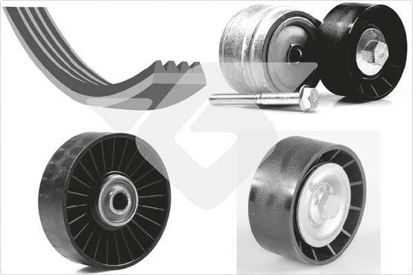 Kit de courroie d'accessoire (Courroie d’alternateur) HUTCHINSON KHV 212