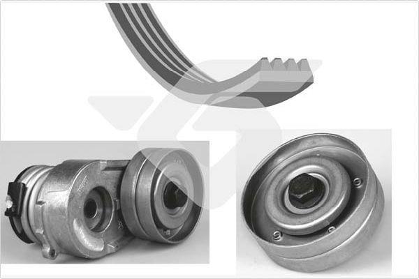 Kit de courroie d'accessoire (Courroie d’alternateur) HUTCHINSON KHV 221