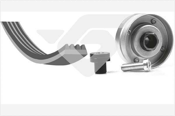 Kit de courroie d'accessoire (Courroie d’alternateur) HUTCHINSON KHV 222