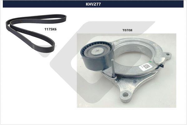 Kit de courroie d'accessoire HUTCHINSON ref. KHV 277