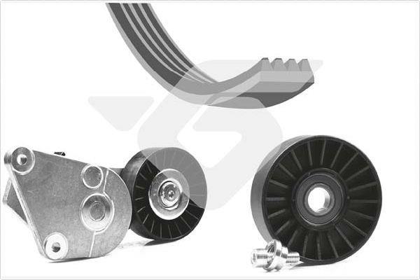 Kit de courroie d'accessoire HUTCHINSON KHV 58