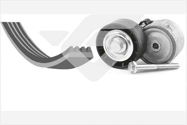 Kit de courroie d'accessoire (Courroie d’alternateur) HUTCHINSON KHV 86
