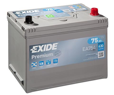 Batería (de coche) EXIDE 75.0 - ref. EA754
