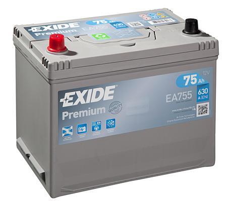 Batería (de coche) EXIDE 75.0 - ref. EA755