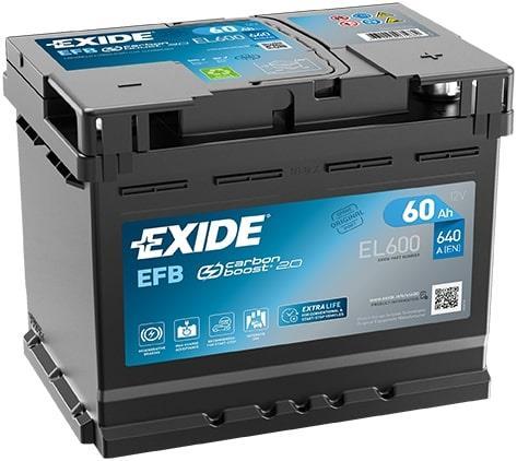 Batería (de coche) EXIDE 60.0 - ref. EL600