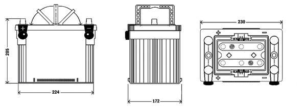 Batería (de coche) EXIDE 47.0 - ref. EA472