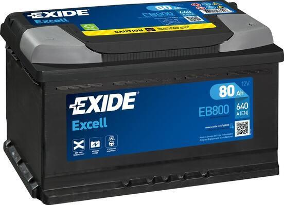 Batería (de coche) EXIDE 80.0 - ref. EB800