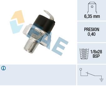 Conector de pressão de óleo motor FAE ref. 11730