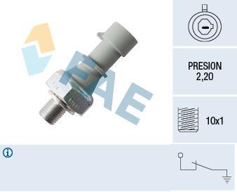 Sensor, presión de aceite FAE ref. 12445