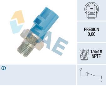 Sensor, presión de aceite FAE ref. 12612