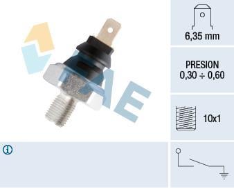 Sensor, presión de aceite FAE 12970