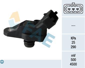 Sensor, presión colector de admisión FAE ref. 15053