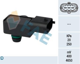 Sensor, presión colector de admisión FAE ref. 15056