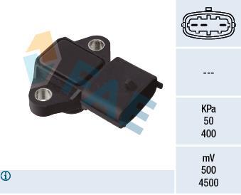 Sensor, presión colector de admisión FAE ref. 15182