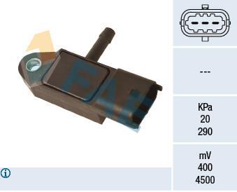Sensor, presión colector de admisión FAE ref. 15184